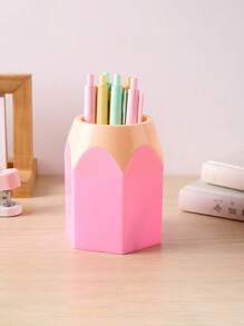 1 hộp đựng bút chì hình bút chì sáng tạo, hộp đựng dung tích lớn, cốc đựng bút để bàn dễ thương, giá đựng cọ trang điểm, giá đựng văn phòng phẩm hoạt hình nhiều màu sắc, thích hợp cho trường học, văn phòng, trang trí nhà cửa, quà tặng cho bạn bè, phụ kiện bàn làm việc văn phòng phẩm mùa tựu trường, đồ dùng văn phòng, giá đựng bút, phụ kiện văn phòng phẩm - Nhiều màu - Xem 19
