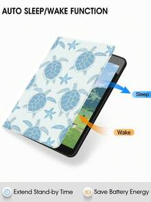 海龟保护壳适用于三星 Galaxy Tab/IPad、IPad 第 9/8/7 代 10.2 英寸、新款 IPad 第 10 代保护套、具有自动唤醒/睡眠功能、四角防摔 - 彩色 - 查看 5