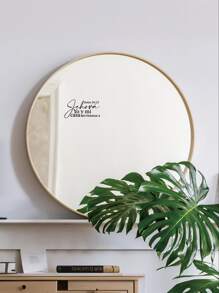 1pc Spanish Bible Verse PVC Home Decoration Stickers For Living Room, Bedroom, Study Room, Porch, Kitchen, Window, Mirror, Stickers, Wall Decal, Vinyl Decal For Home Decorations, Spring Decoration Items Refresh Your Home, Festival Decoration Stickers Gifts Birthday Graduation