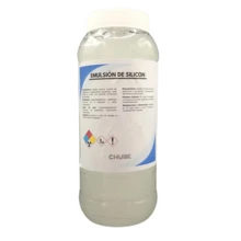 Emulsión de Silicón emulsionador silicona líquida multiusos para limpieza protección y brillo superficies automotrices muebles plásticos acondicionador resistente fácil aplicar uso profesional hogar industria - 1 kIlo - Ver 2