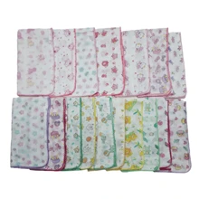 Pack Of 10 Cloth Diapers 70x70 In 100% Cotton With Crochet Finish - nữ tính - Xem 3
