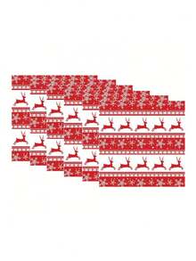 20 piezas Papel de envoltura resistente a la grasa para Navidad, envoltorios desechables antiaceite para sándwiches, hamburguesas, pollo frito y talla grande. Accesorios y utensilios de cocina ideales, perfectos para el empaquetado de alimentos navideños y forros absorbentes de aceite - Multicolor - Ver 9