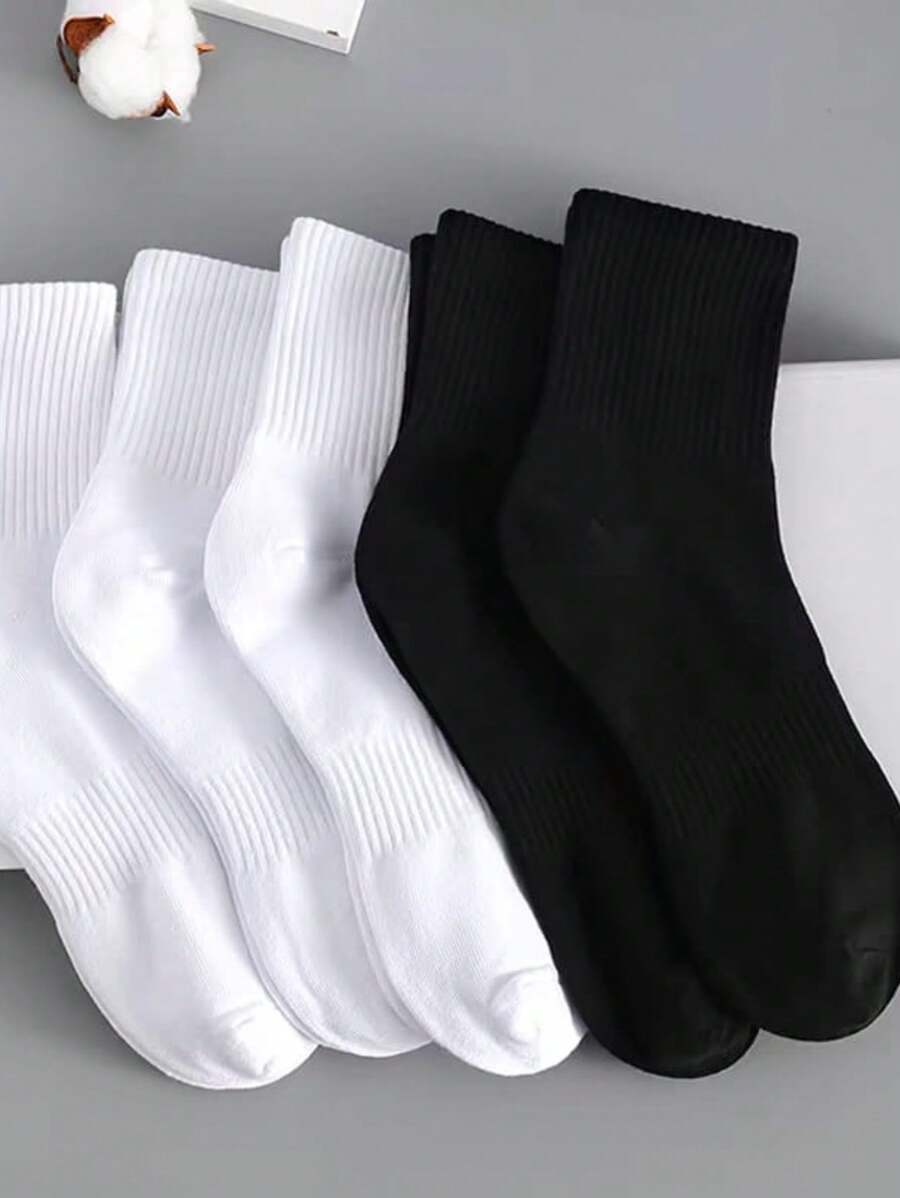 Kit 6 Pairs Of Youth Long Socks 40-46 - 白色 - 查看 1