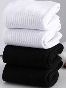 Kit 6 Pairs Of Youth Long Socks 40-46 - 白色 - 查看 2