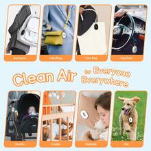 Mặt dây chuyền máy lọc không khí cá nhân cầm tay cho túi xách, ví, ba lô, móc chìa khóa xe hơi - Phụ kiện trang trí máy tạo ion âm không khí mini đeo được - Hít thở không khí trong lành tại nơi làm việc, trường học, yoga, thiền, quà tặng unisex cho cả nam và nữ - Nhiều màu - Xem 5