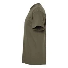 M&O Gold Soft Touch T-Shirt - (SA9440) - Army Green - View 3