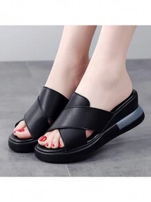 Novo Chinelo Casual Feminino de Verão, Sola Grossa, Elegante, Leve, Antiderrapante e Durável