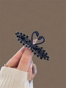 1 peça de grampo de cabelo com design de cisne estilo coreano, grampo de mola em liga de zinco, elegante e moderno, acessório de cabelo versátil adequado para pessoas de 14 a 35 anos, uso diário, festa, essencial, grampo de garra plano, grampos de garra, grampos para cabelo, deslizador de cabelo, garras de cabelo