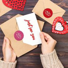 字母系列可拆卸黄铜蜡印章头、祝福和字母组合印章，用于装饰婚礼请柬、信封、节日贺卡和葡萄酒外包装 - 金色 - 查看 10