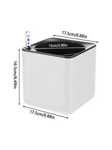 1 Pieza, Maceta con indicador de nivel de agua, Maceta autorriego, Maceta cuadrada con depósito de agua, Maceta cuadrada sin agua, Maceta de vivero, Sistema de riego automático para el jardín, Apto para macetas de interior y exterior