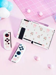 1 个格子、心形和碎花图案保护壳，适用于 Switch OLED/Switch NS/Lite 控制台 - 彩色 - 查看 2
