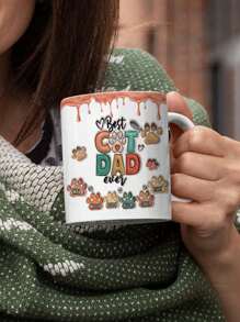 1 pieza Taza personalizada con nombre de mascota, se puede personalizar con nombre de perro o gato, taza de mascota, taza de café personalizada con nombre de mascota, taza personalizada, taza personalizada con nombre de mascota, taza con efecto 3D inflable impresa con perro y gato personalizada, diferentes estilos de tazas, regalo para amantes de mascotas, regalo para dueños de mascotas, adecuado para el Día de San Valentín, Día de la Madre, Día del Padre, cumpleaños o aniversario, regalo de boda, regalo para mamá, papá - Multicolor - Ver 4