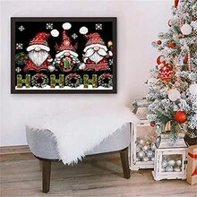 1 Bức Tranh Không Khung Gnome Nghệ Thuật Sơn Giáng Sinh Nghệ Thuật, Tranh Nghệ Thuật Và Thủ Công Để Trang Trí Nhà Cửa - Nhiều màu - Xem 4