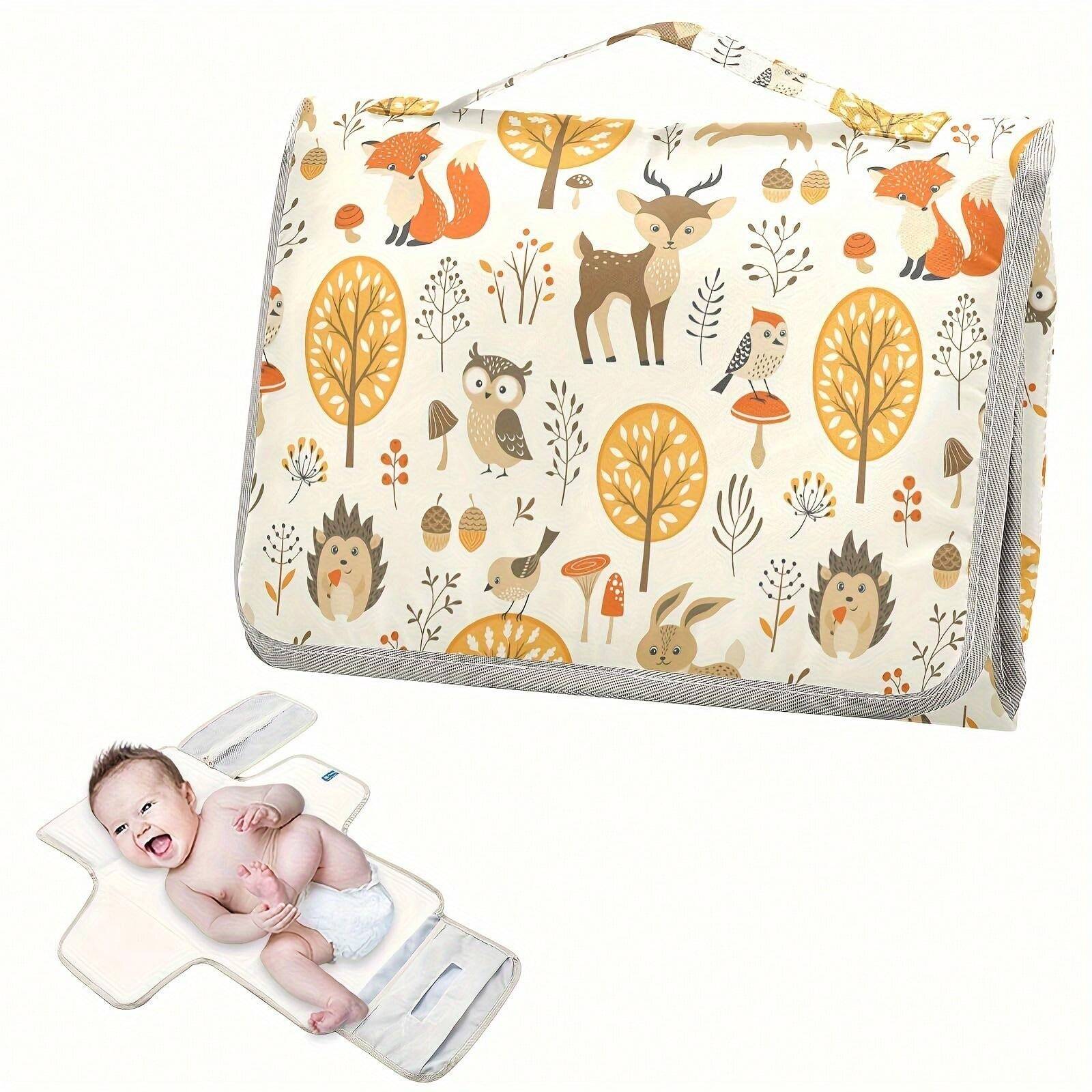 Portable Diaper Changing Pad For Baby Waterproof Foldable Changing Mat