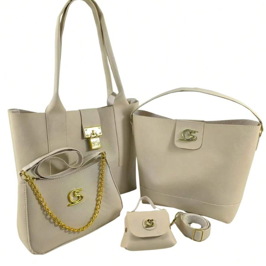 Gaby Show Young 4 Piece Women's Kit - 米色 - 查看 1