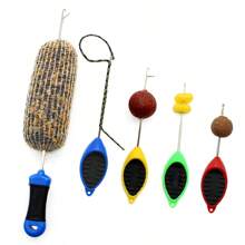 5x Carp Fishing Tool Baiting Needle Stainless Steel Bait Drill Pop Up Boilie Rigs  Splicing Needle Carp Hook Link Making Tools