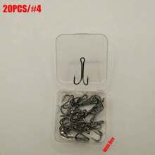 Double Hooks - Fly Tying Double Hooks Classic Frog Hooks 3X Strong Sharp Open Shank High Carbon Steel Barbed Small For Saltwater And Freshwater
