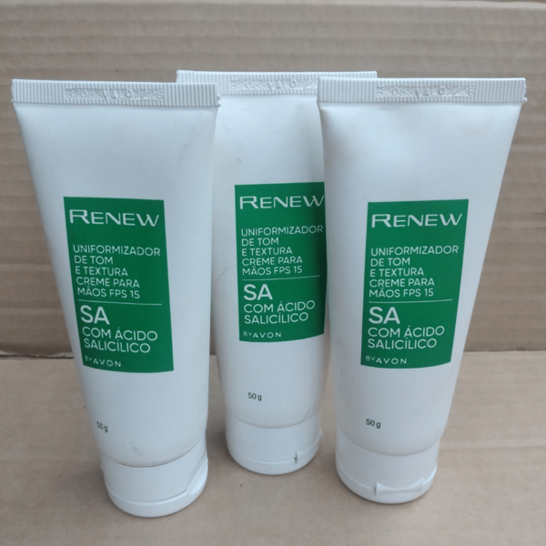 Renew uniformizador de tom e textura creme para maos com FPF 15