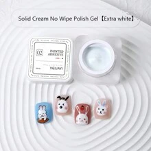6g Black And White 3D Painted Gel Nail Pull Glue,All Colors Can Be Modulated,Nail Art Gel Liner Painting Polish, Suitable For DIY Nail Art Design - 彩色 - 查看 10