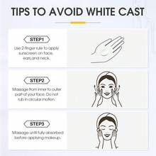 SKINEVER 维生素C亮白防晒霜单支装 30ML 防水持久防晒SPF50+++ 烟酰胺谷胱甘肽有效防晒促进肌肤容光焕发平衡肤色减少黑斑适合所有肤质 - 黃色 - 查看 7