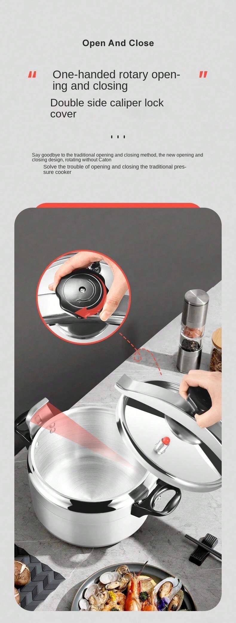 Pentola A Pressione 3,5 L - In Acciaio Inox - Foto 9