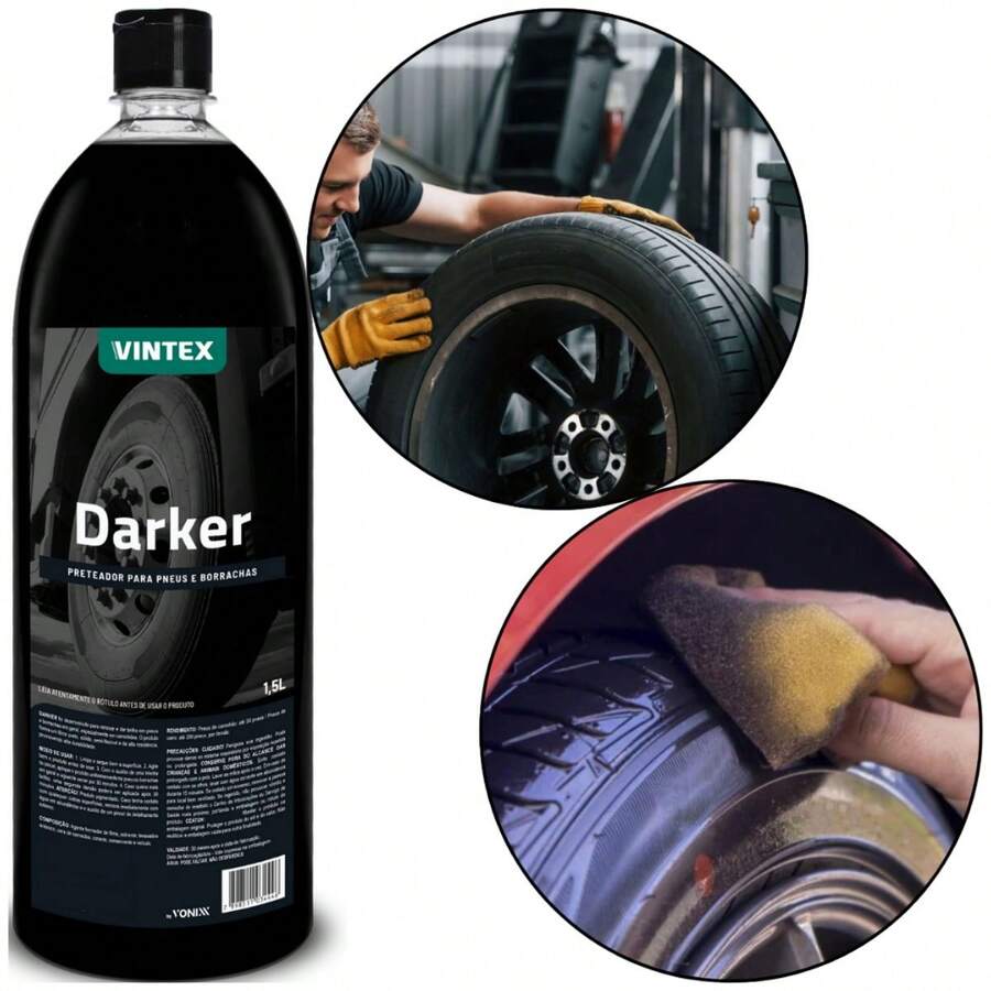 Darker Vintex 1.5L Blackener For Plastic Rubber Tires - 黑色 - 查看 1