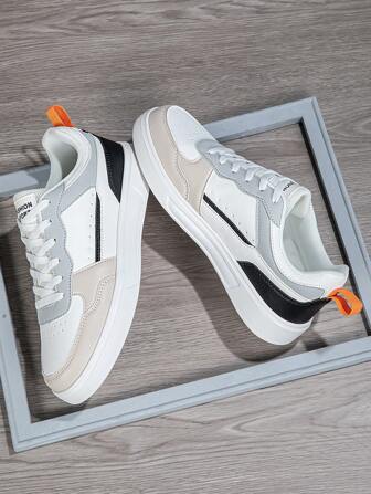 Zapatos deportivos para hombres 2025 Nuevos zapatos casuales elegantes de moda para hombres Zapatos con cordones Zapatos de skateboard Zapatillas de hombre Zapatos de calle personalizados para hombres