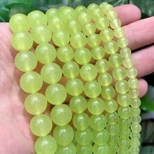 Naturalny czerwony żółty niebieski chalcedon AAAAA luźne koraliki do wyrobu biżuterii DIY zawieszki bransoletki kolczyki 15" pasmo 4/6/8/10mm