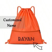 Customized Name Drawstring Drawstring Bag, Large Capacity Sports And Fitness Bag, Cross-Border New Backpack, Waterproof Backpack,Lightweight,Large Capacity,Multifunction,Portable,All-Purpose,Functional,Colorful,Solid Color,Basics,Commuting,Leisure,Funny,Contracted,Custom,Personalized,Unique,Customized,Girlfriend,Boyfriend,Family,Friends,Vacation,School Supplies,Back To School,School Gift,For Office,For School,For Classroom,For Teacher Gifts,For University,For Colleague,For Dorm Rooms,For Teacher,For Boys And Girls,For Teenagers,Junior High School Students,Middle School Students,High School Senior High School Students,College Students,University Students,Freshman,Sophomore,Underclassmen - Multicolor - View 22