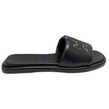 Double T Slide Slippers Black - Black - View 3