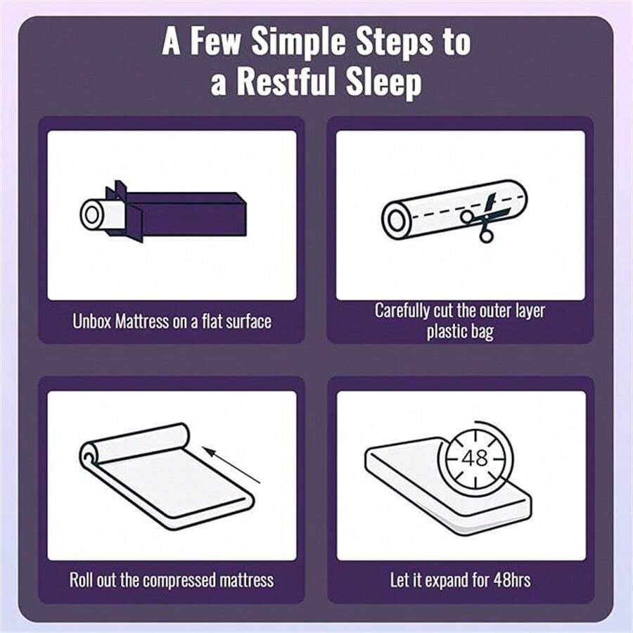 6 Inch Gel Memory Foam Mattress Full Size Mattress Bamboo Charcoal