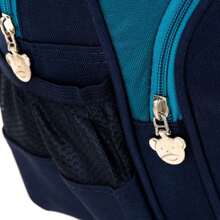 Children's School Backpack For Girls Boys With Backrest, Animated Dinosaur Kitten Print, Lightweight, Durable, Waterproof, Bottle Pocket, Daycare Trip - Màu xanh hải quân - Xem 4