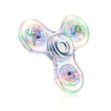 New Crystal Glowing LED , Luminous EDC Toy, Crystal Finger Spinner, Fun Party Gift, Holiday Gift, Birthday Gift