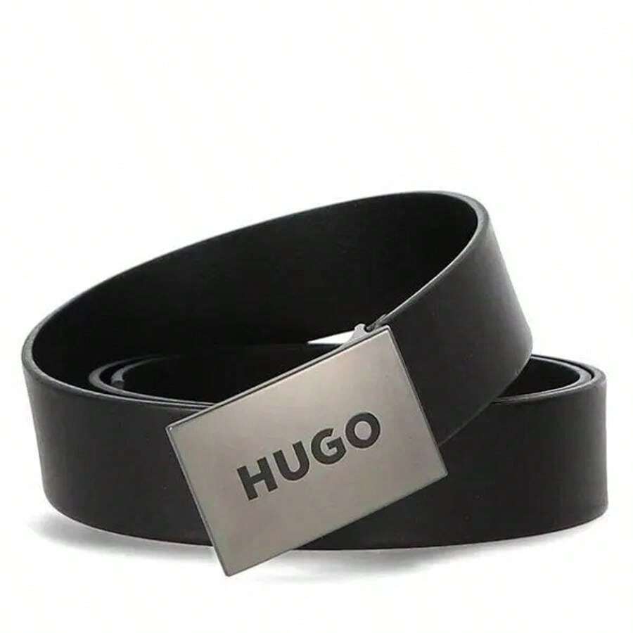 Hugo Boss Logo Leather Belt Black SHEIN USA