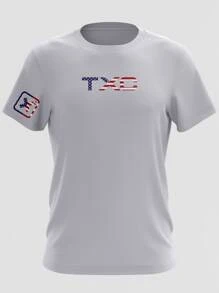 TEXAS COUNTRY RODEO USA TXC T-SHIRT 30.1 WIRED PREMIUM MOD1 - 淺灰色 - 查看 2