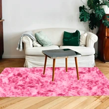 Alfombra Tapete Decorativa Sala Hogar 160x120cm Suave - Rosa - Ver 1