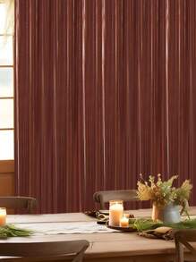 1/2/3/4件套哑光棕色金属丝帘，派对背景装饰，金属箔流苏帘，节日生日派对用品，性别揭晓派对，迎婴派对，新娘送礼会装饰 - 棕色 - 查看 4