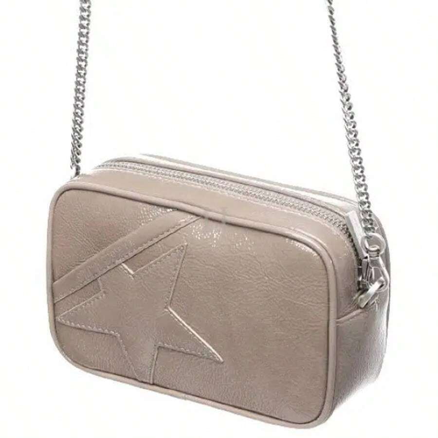 Golden Goose Mini Star Shoulder Bag Beige SHEIN USA