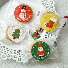 40 张圣诞贴纸 DIY 礼品烘焙包装自粘标签纸，适用于零食袋、礼品袋、信封、派对礼品装饰。，圣诞节 - 聖誕貼紙 - 查看 8