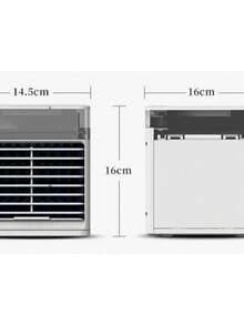 Mini Ar Condicionado Portátil Air Cooler Climatizador Umidificador Com Luz Led Usb