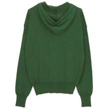 Vivienne Westwood Embroidered Logo Hoodie Cardigan Green