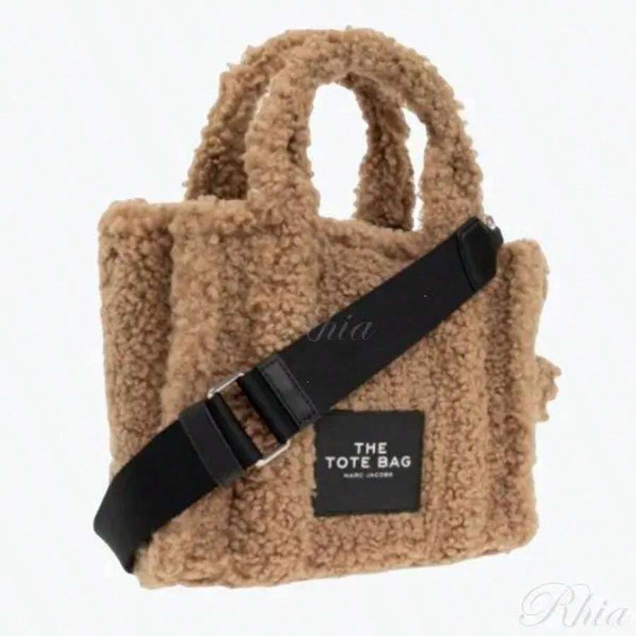 Marc Jacobs The Teddy Logo Patch Small Tote Bag Camel SHEIN USA