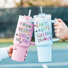 Nhãn dán chữ bằng vinyl chống thấm nước cho cốc, 8 nhãn dán chữ cái tên để cá nhân hóa tên và logo trên cốc, nhãn dán chữ cho bình nước dành cho người lớn và học sinh, cốc 40 30 oz, phụ kiện - 8 hình ảnh màu laser - Xem 3