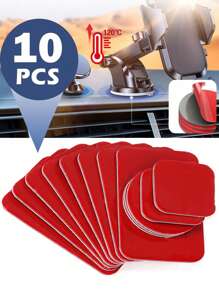 Multi-Size Double-Sided Adhesive, Waterproof And Traceless, For Suction Cup Dashboard Adhesive, Mobile Phone Bracket And Windshield Car Bracket Double-Sided Tape - Red - View 1