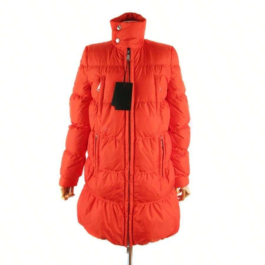Dsquared2 Acolchado largo con cremallera en color naranja Moda de