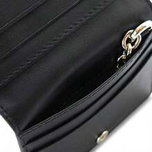 Maison Margiela Stitch Keyring Card Wallet Black