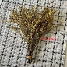 22 Stängelgetrocknete Blumenstrauß, 25-48 cm, Boho-Stil, Hochzeit, Familientreffen, Heimdekoration, langanhaltend, lebhafte Farben, für Feiertage, Tischdekoration, Tischgestecke, künstliche Blumen, Plastikblumen verwendbar - Verschiedenfarbig - Übersicht 14