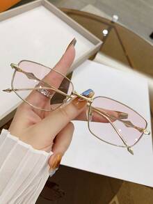 1 chiếc kính mát thời trang thường ngày phong cách Y2K kim loại nhỏ Unisex, phụ kiện thời trang đường phố cho ngày lễ bãi biển dành cho phụ nữ - Nhiều màu - Xem 14