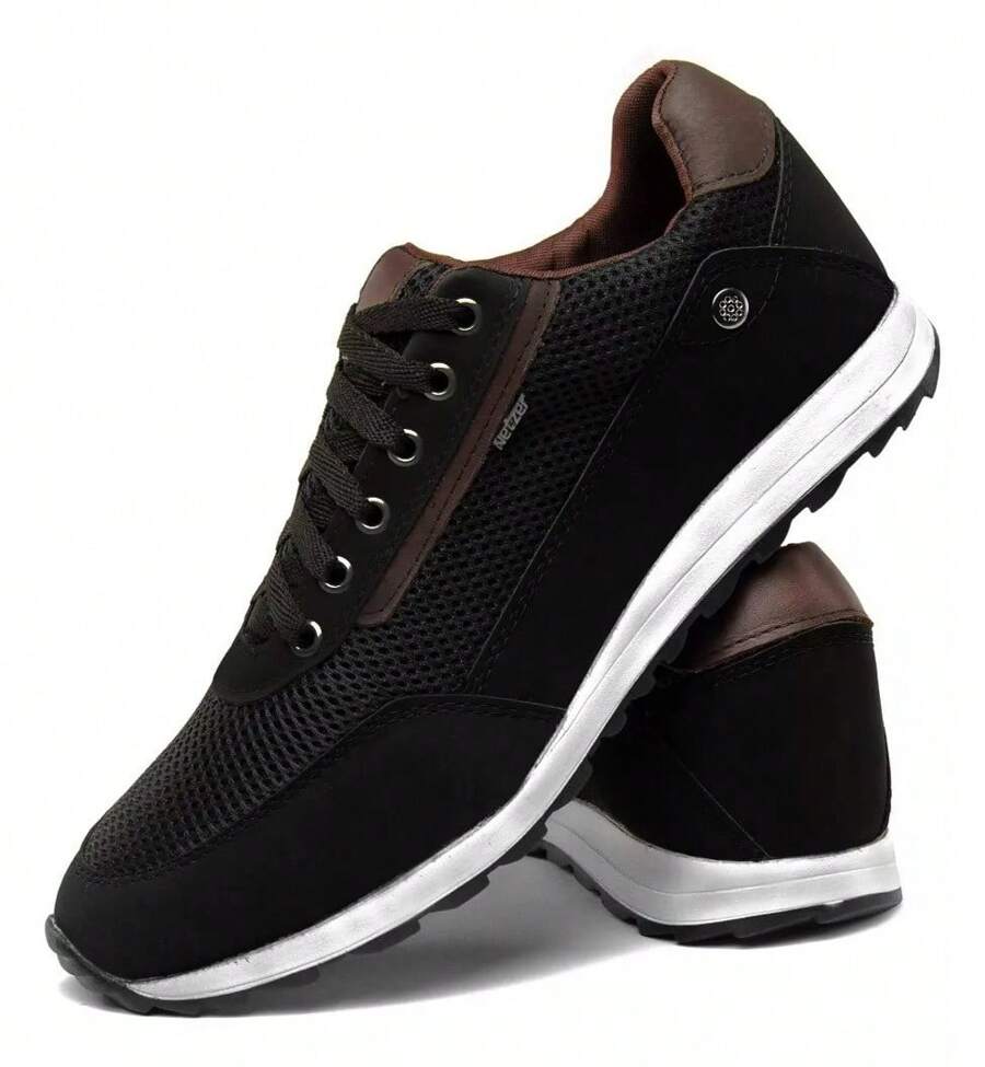 Men's Jogger Jogging Casual Comfortable Sneakers - màu đen - Xem 1