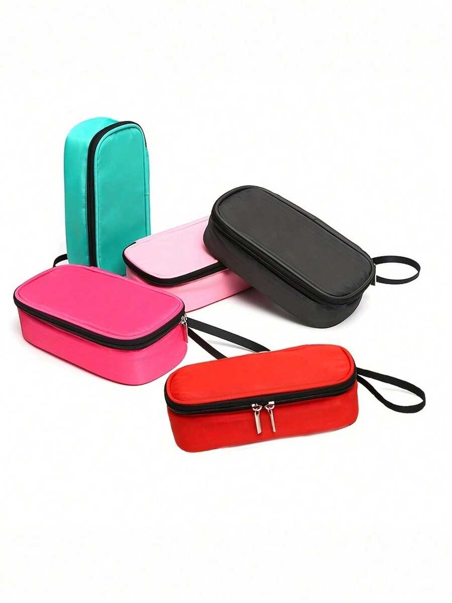 1PC Portable Insulin Cooler Box, Small Refrigerated Medicine Cooler Bag, Thermal Insulation Bag, Thermal Insulation Box, Mini Breast Milk Freezer Bag, Carry-On Medicine Organizer, Travel Supplies, Home Storage Supplies For Fall Home Decor - Multicolor - View 1